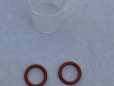 2 O-rings and 2 lifetime swirl screens